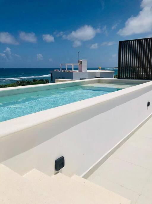 Casa Blanca By The Caribbean Sea Apartment Akumal Exterior foto