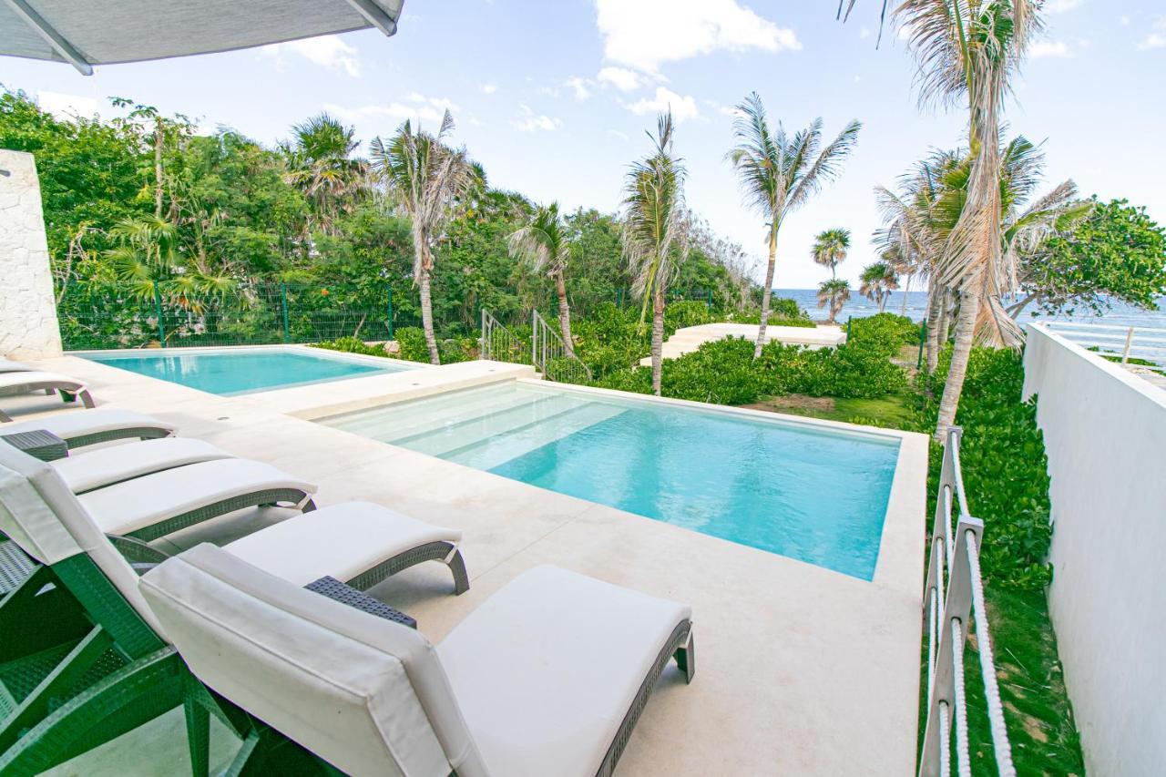 Casa Blanca By The Caribbean Sea Apartment Akumal Exterior foto